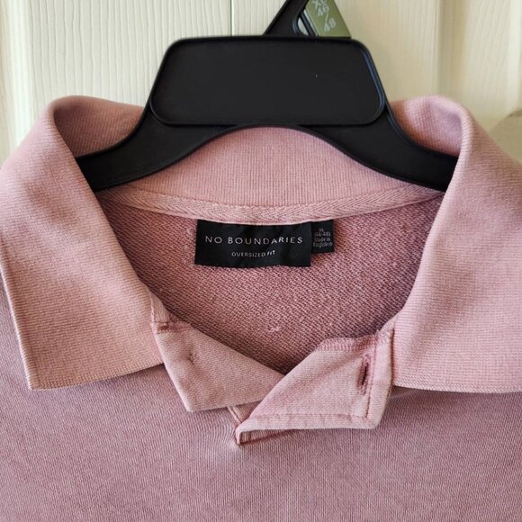 No Boundaries Men's Oversized Fit Polo Shirt XL (46-48) - Picture 2 of 10